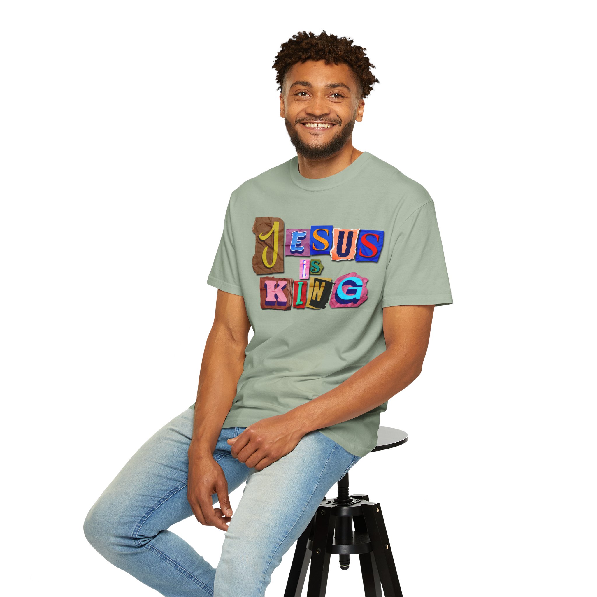 Jesus Is King | Comfort Colors® Christian T-Shirt - Image 7