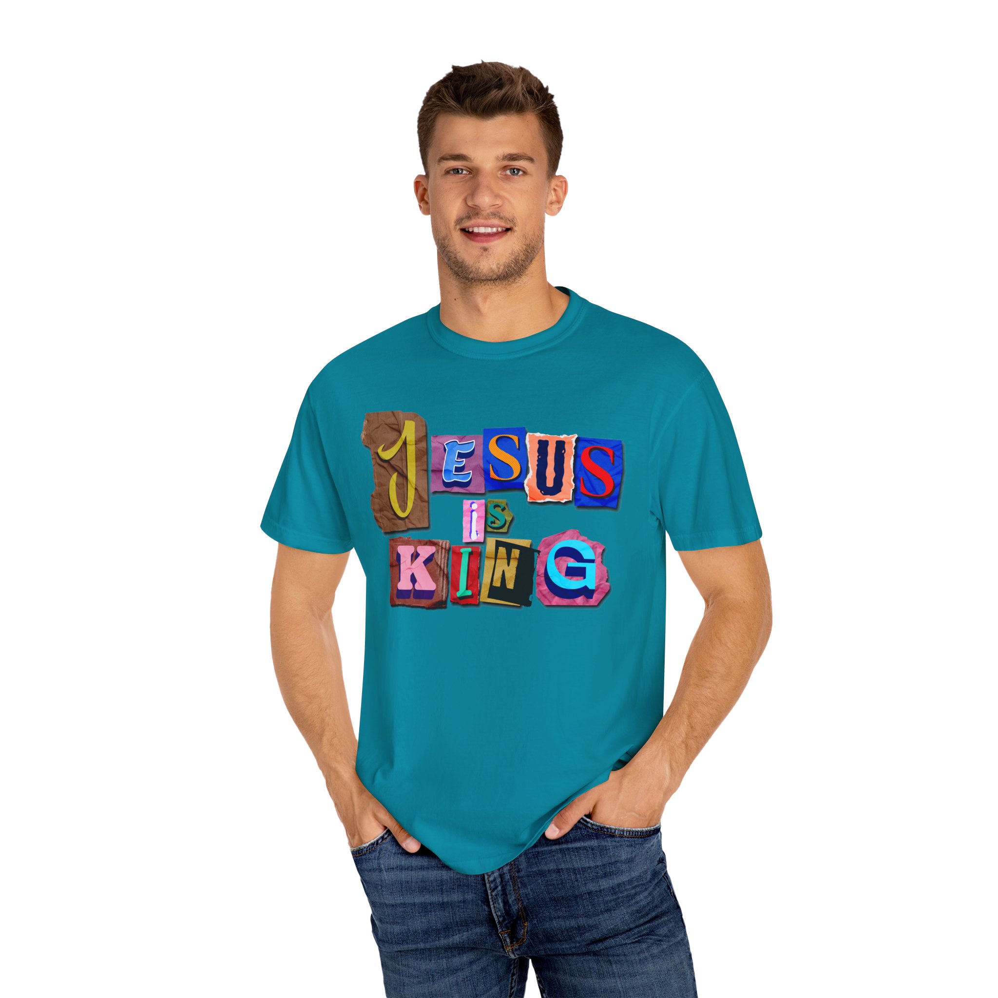 Jesus Is King | Comfort Colors® Christian T-Shirt - Image 67