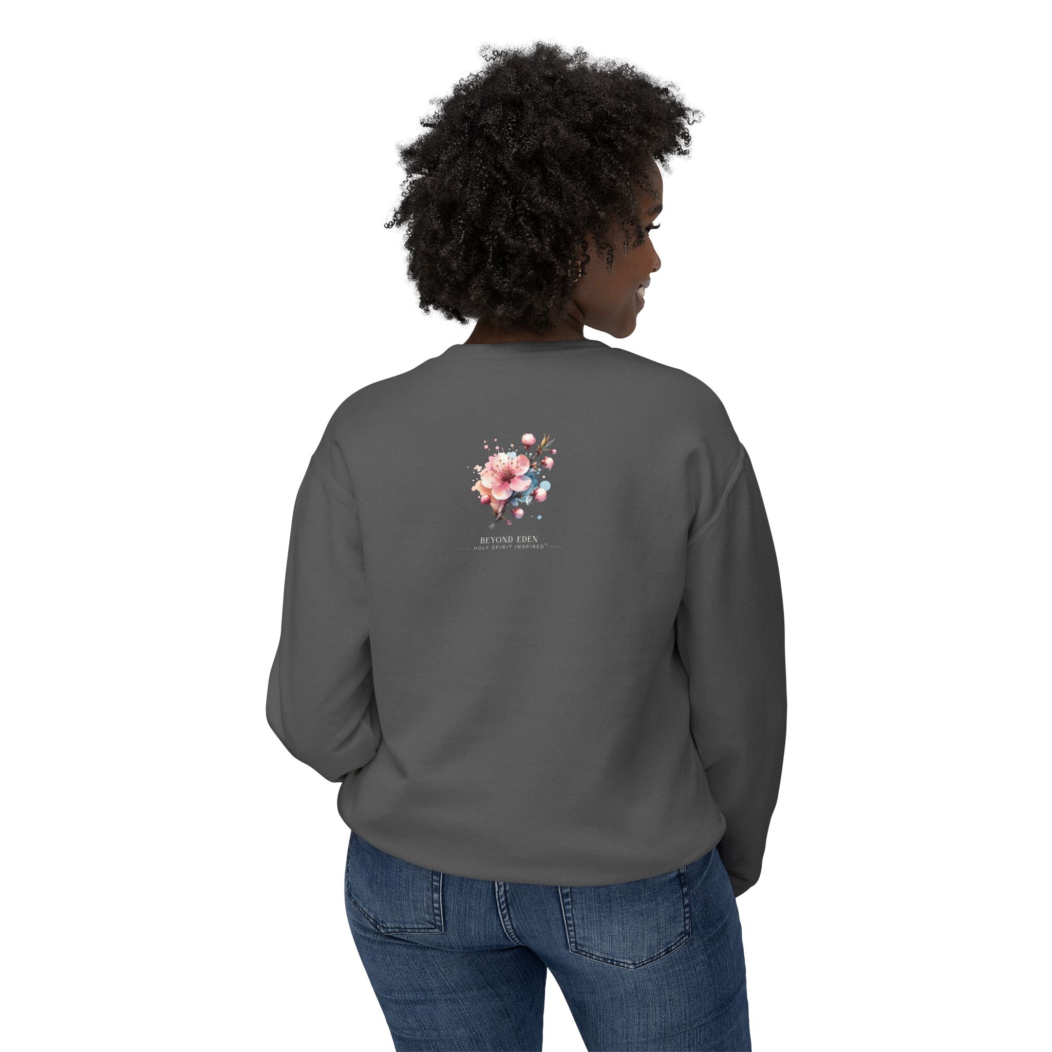 Then Sings My Soul | Comfort Colors® Blossom & Birds Sweatshirt - Image 16