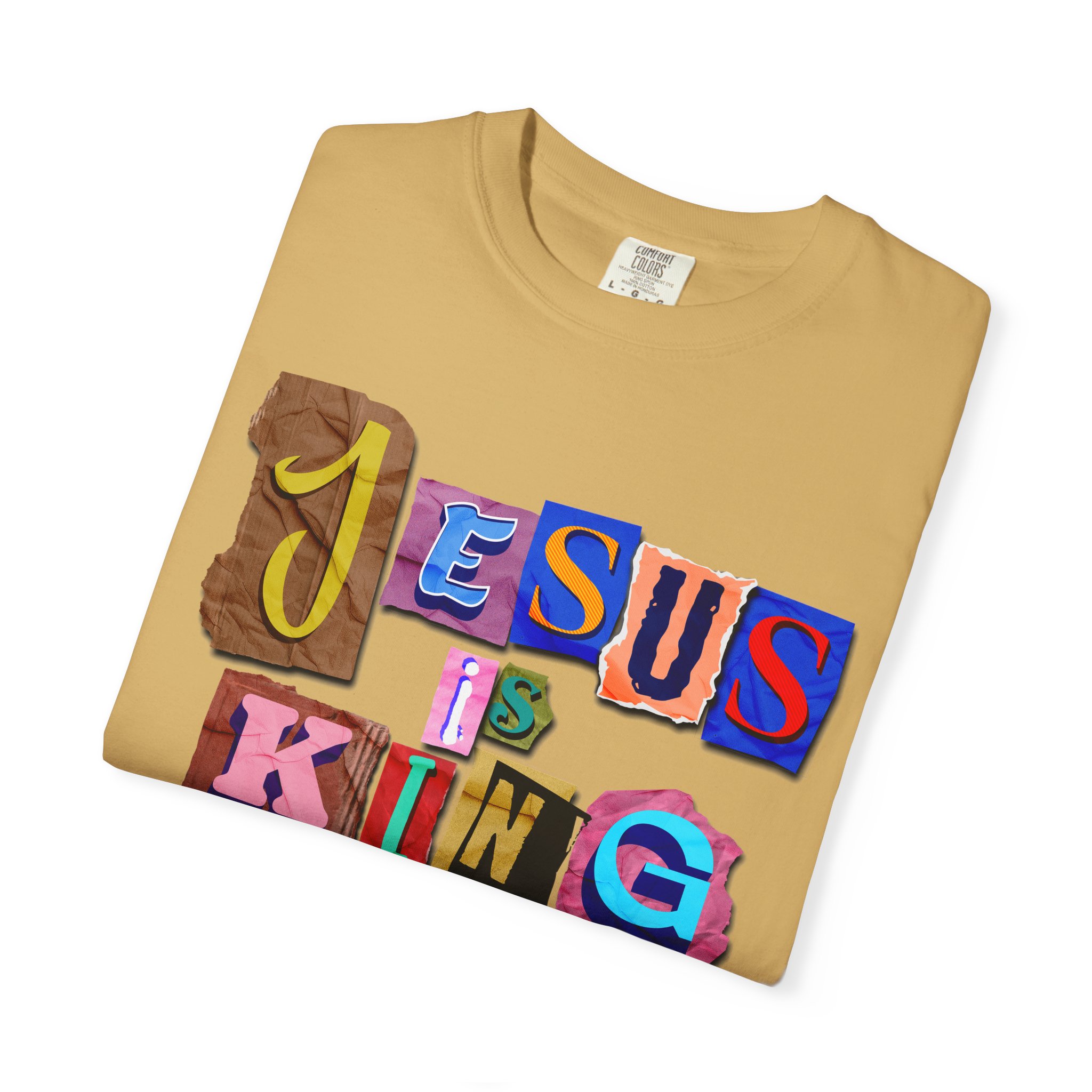 Jesus Is King | Comfort Colors® Christian T-Shirt - Image 12