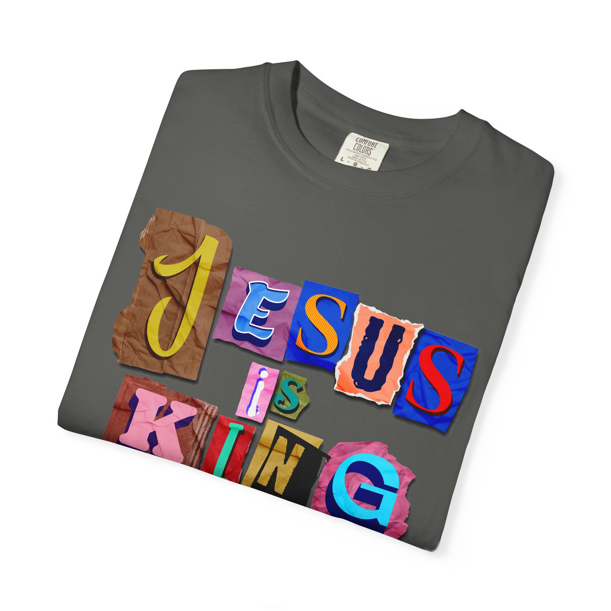 Jesus Is King | Comfort Colors® Christian T-Shirt - Image 21