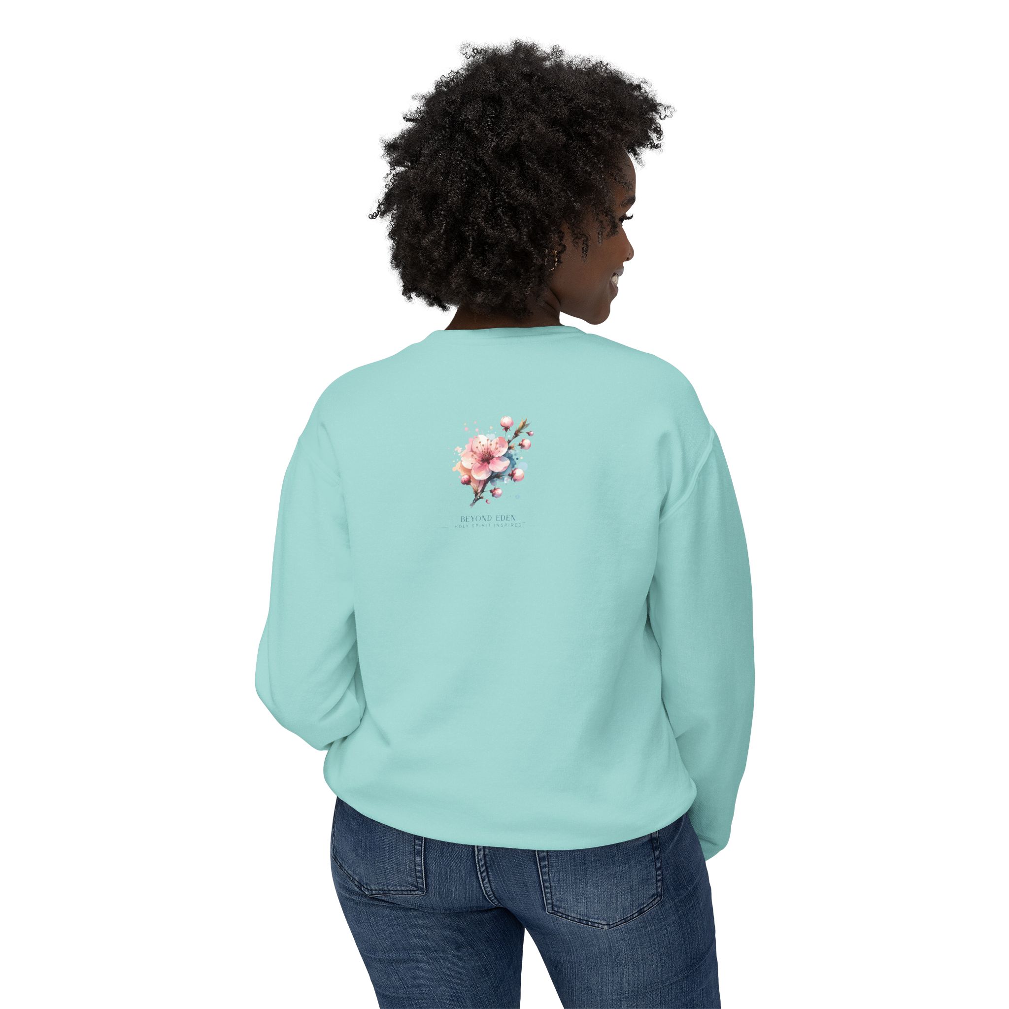 Then Sings My Soul | Comfort Colors® Blossom & Birds Sweatshirt - Image 24