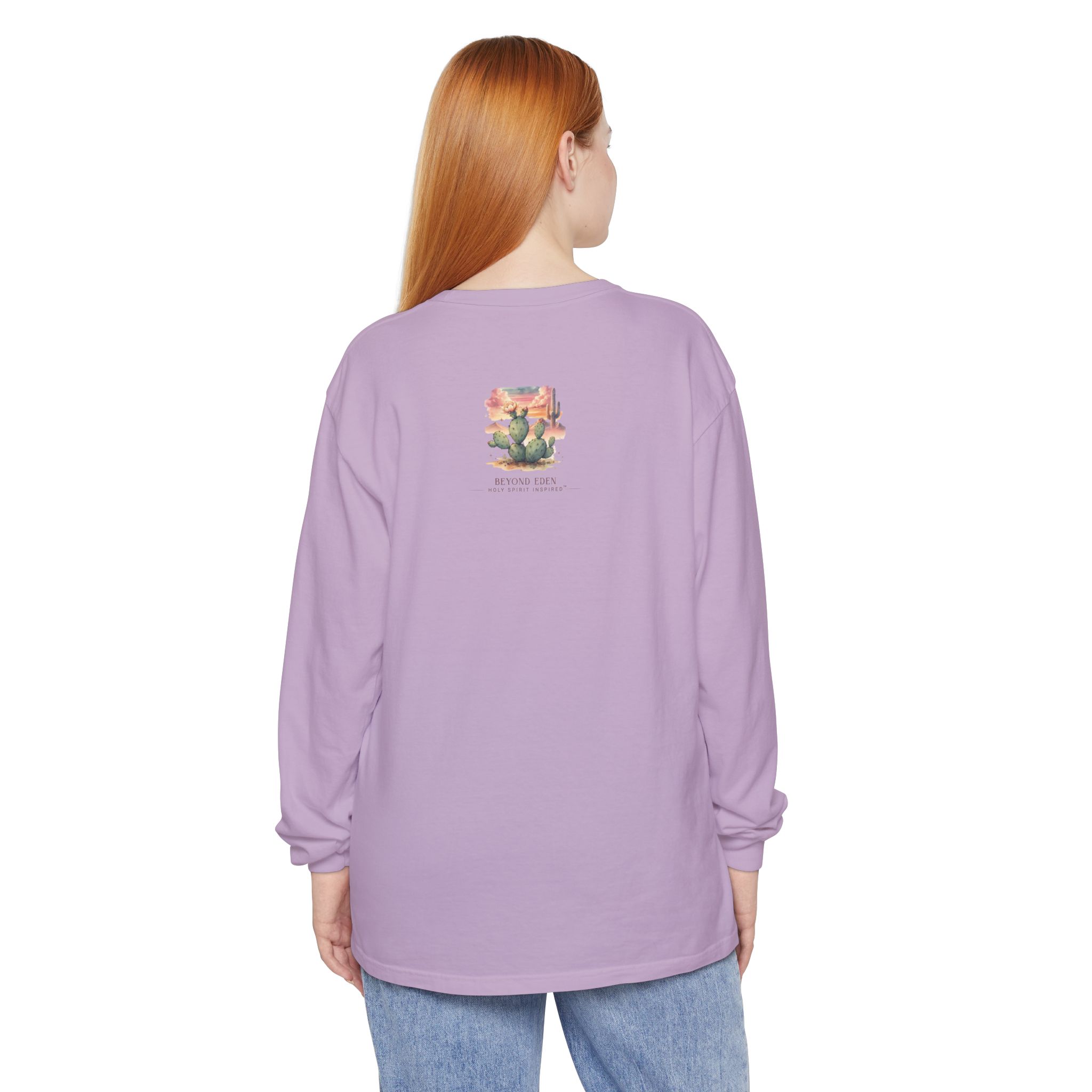 It Is Well With My Soul – Desert Cowgirl Long Sleeve Tee | Comfort Colors - Image 44