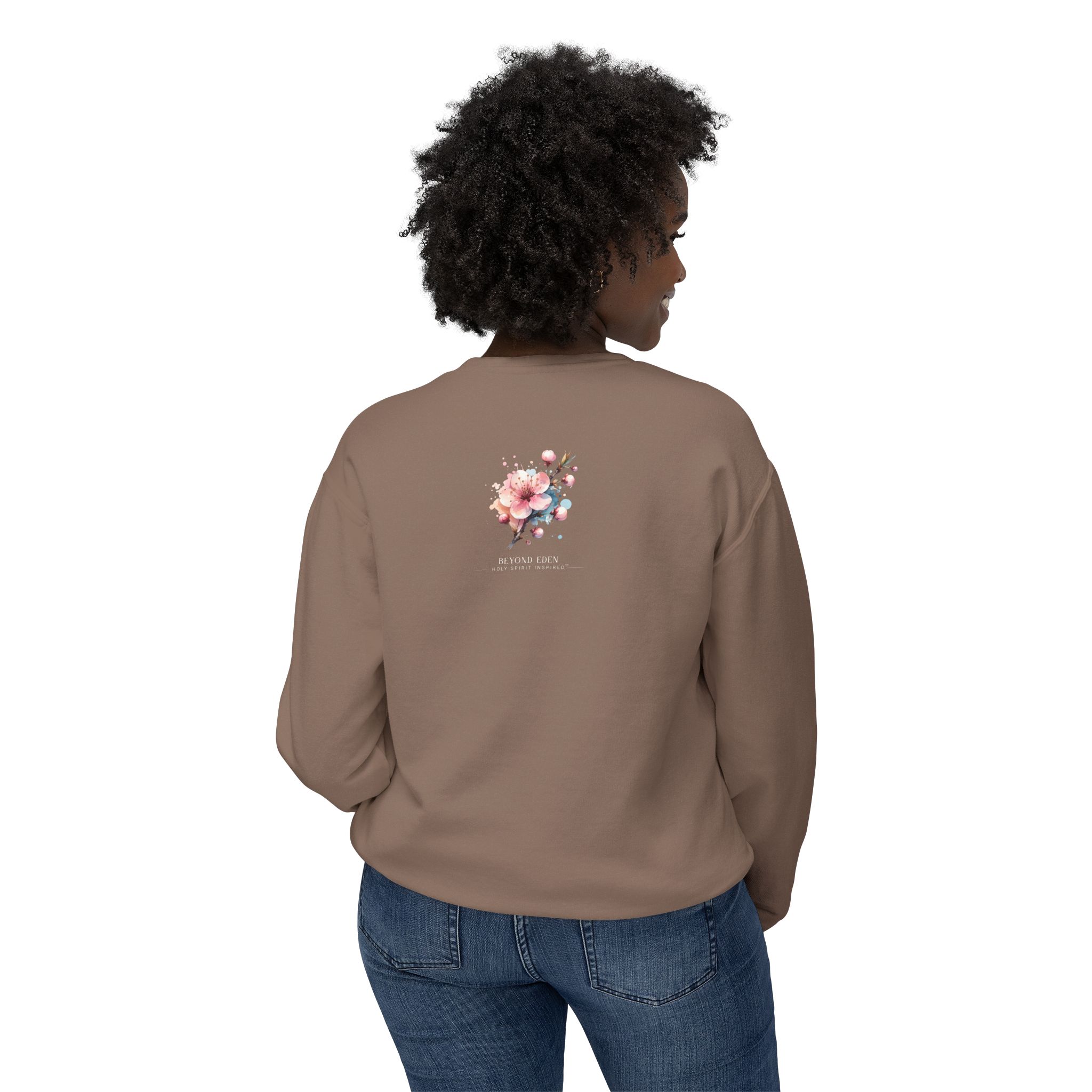 Then Sings My Soul | Comfort Colors® Blossom & Birds Sweatshirt - Image 12