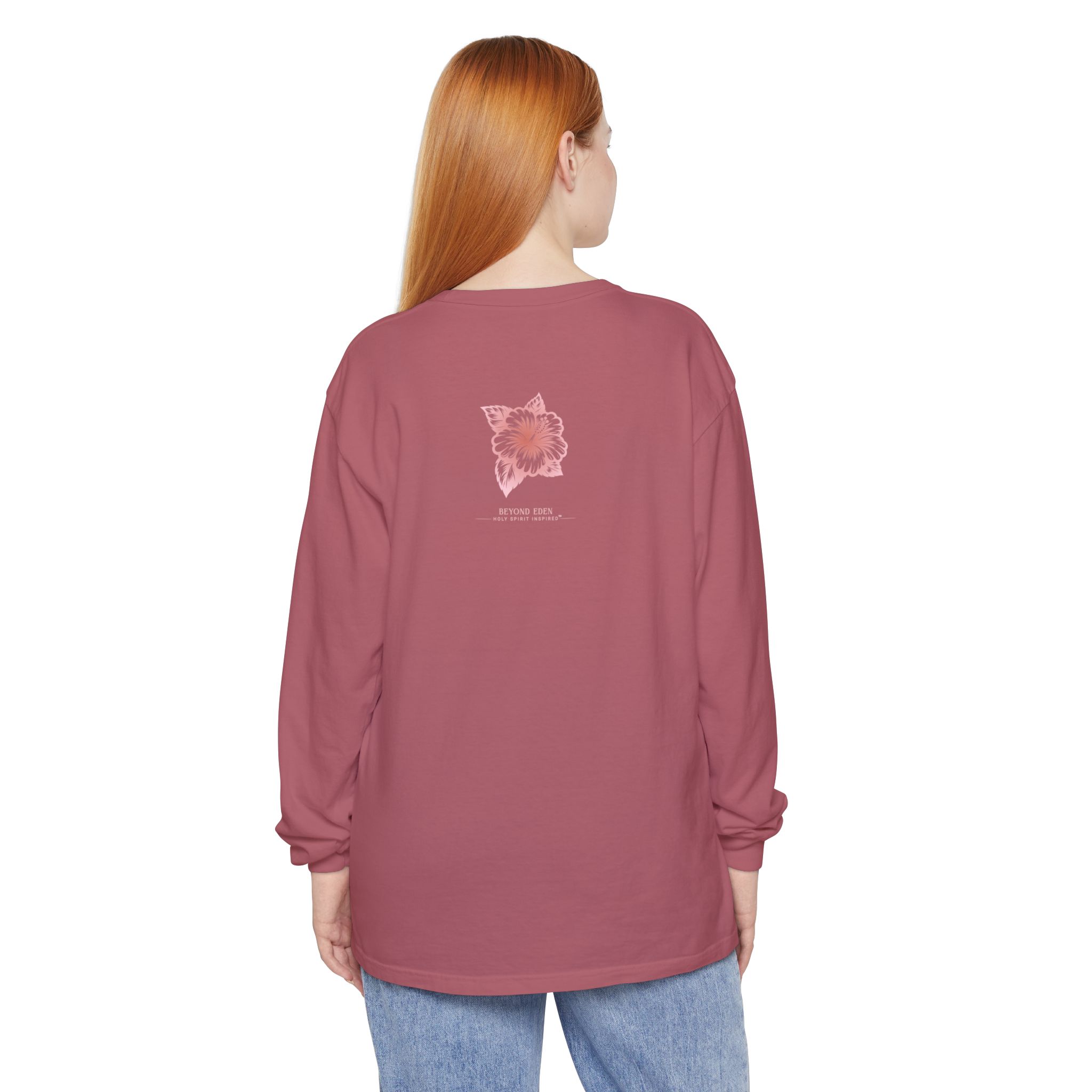 Don’t Worry About Tomorrow – Matthew 6:34 | Comfort Colors® Long Sleeve Tee - Image 79