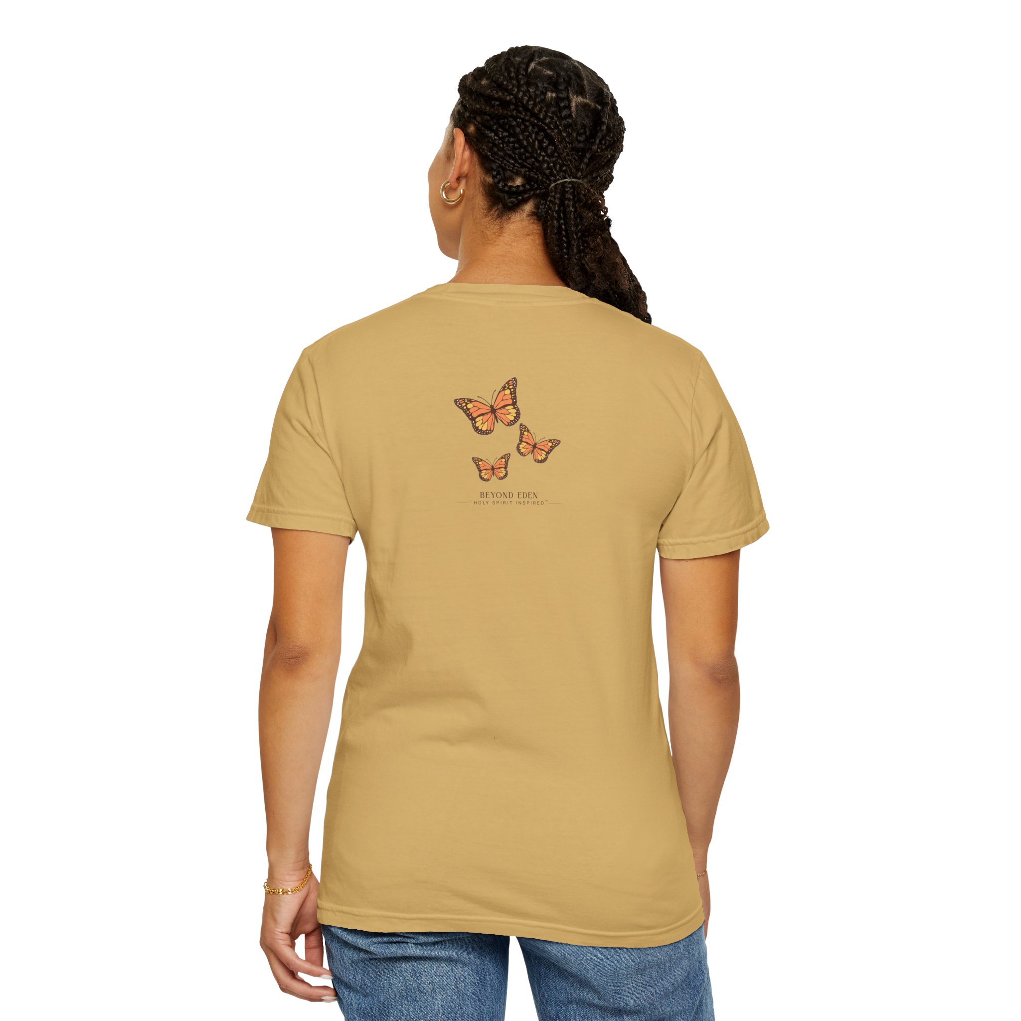 Jesus • The Way, The Truth, The Life – Monarch Butterfly Comfort Colors Tee - Image 29