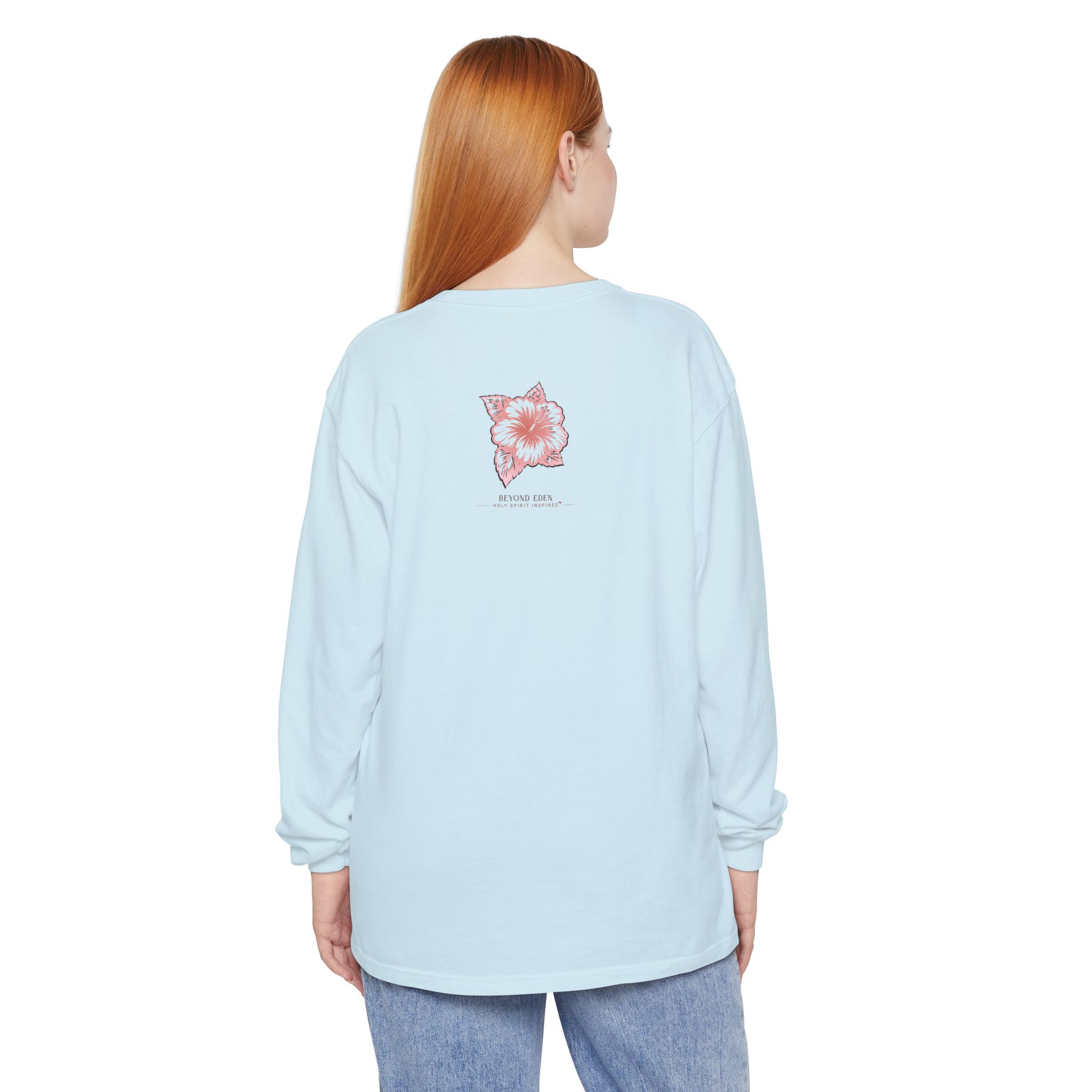 Don’t Worry About Tomorrow – Matthew 6:34 | Comfort Colors® Long Sleeve Tee - Image 44